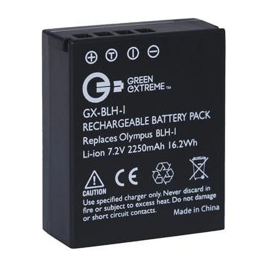 2x BLH-1 7.2V 2250mAh Li-Ion Batteries, Bundle with GX-CH1 Compact Smart Charger Base and Smart Charger Plate