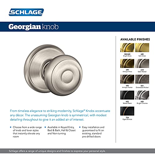 Schlage BE375 CEN 716 Touch Century Deadbolt, Electronic Keyless Entry Lock, Aged Bronze