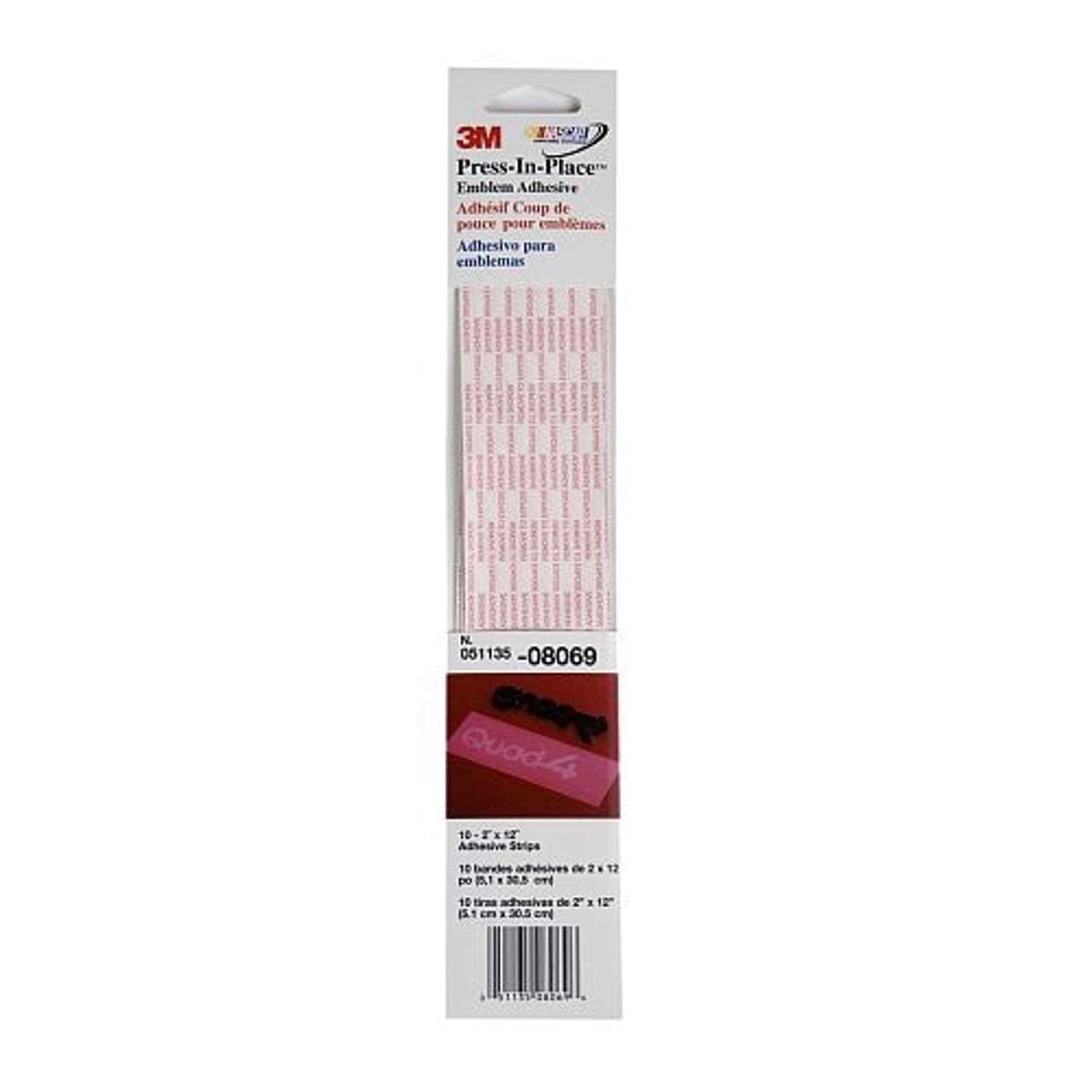 3M 08069 Press-In-Place Emblem Adhesive - Shop Hardware Tools Online Store