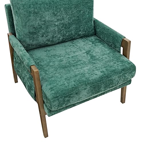 Roundhill Furniture Kelly Mid-Century Modern Accent Armchair, Green