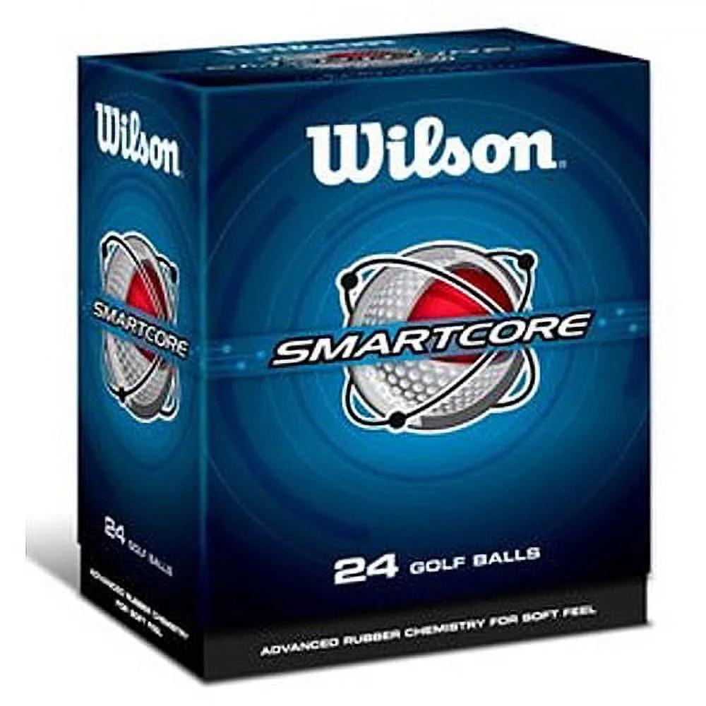 Wilson Smart-Core Golf Balls, 24 Pack