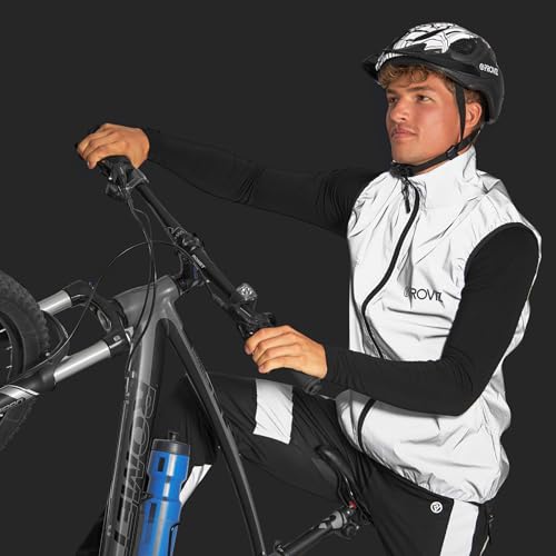 Proviz Men's REFLECT360 Waterproof Cycling Gilet Hi Visibility Reflective Bike Vest