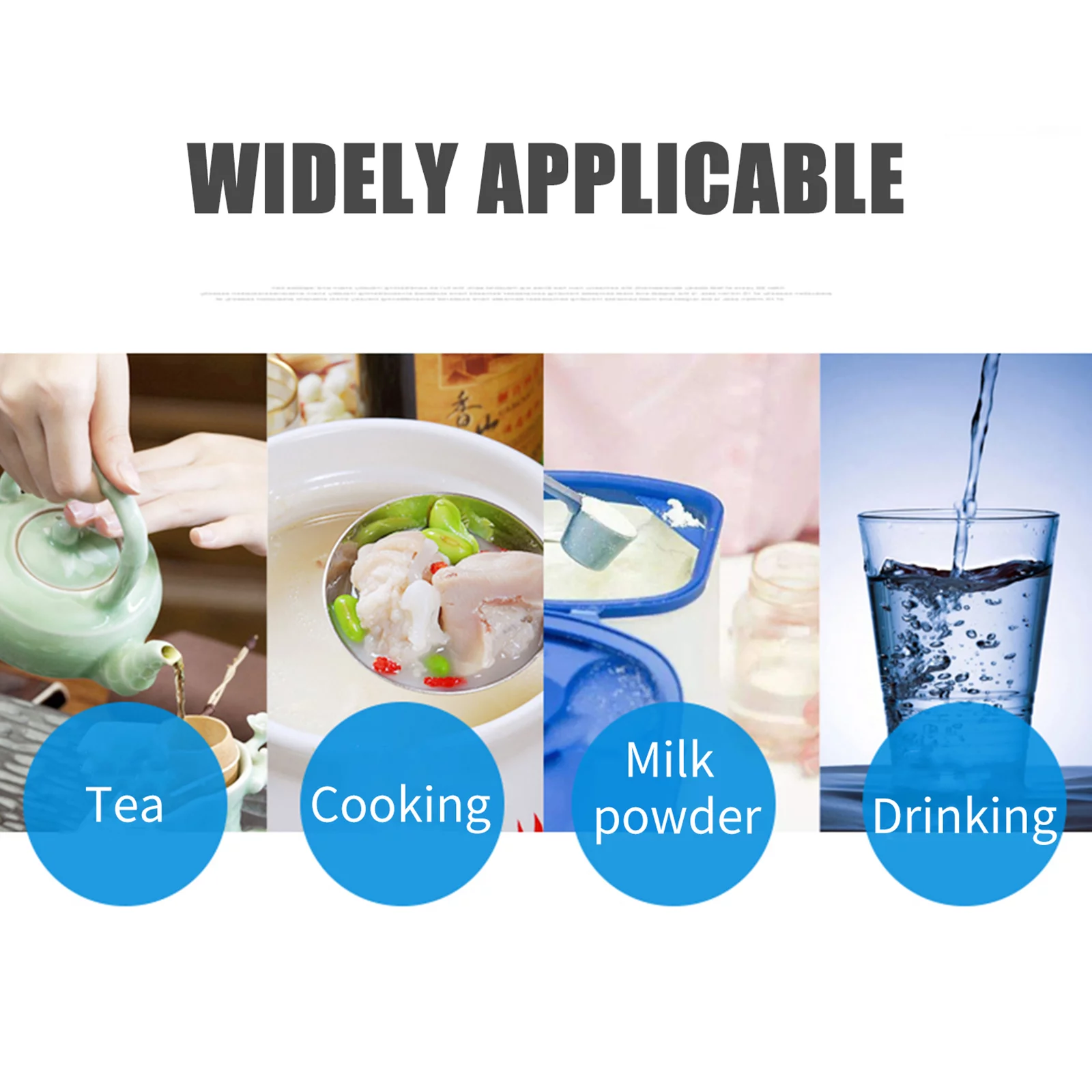 Water Filter with 8-layer Cartridge Tap Water Purifier Filtration System Dual Output Water Purifier for Hard Water Reduces Fluoride Chlorine for Home Kitchen Bathroom