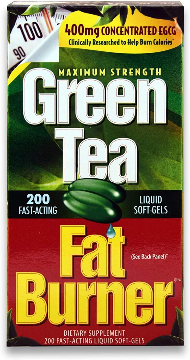 Green Tea Fat Burner, 200 Liquid Soft-Gels