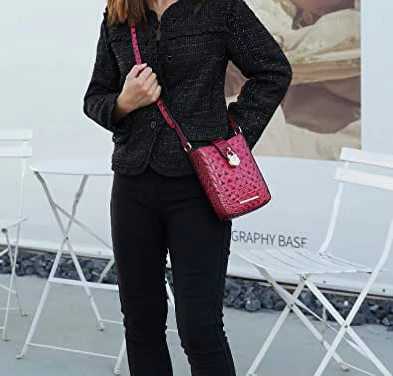 Avery Faux Crocodile Embossed Vegan Leather Womens Crossbody Bag by Mia K