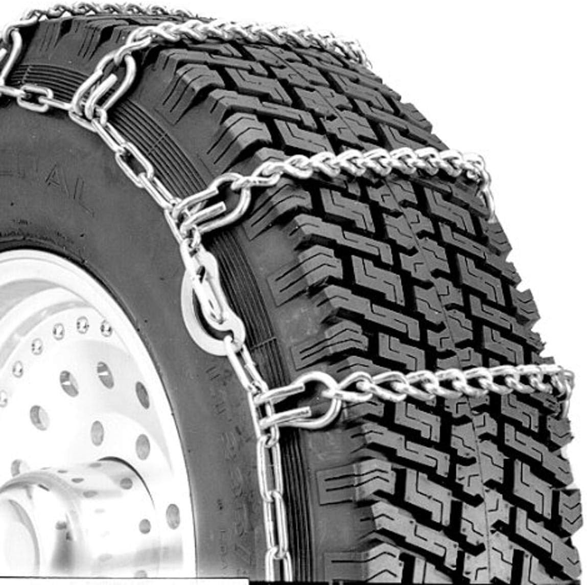 Security Chain Company QG2245CAM Quik Grip Truck Single CAM LSH Tire Traction Chain - Set of 2