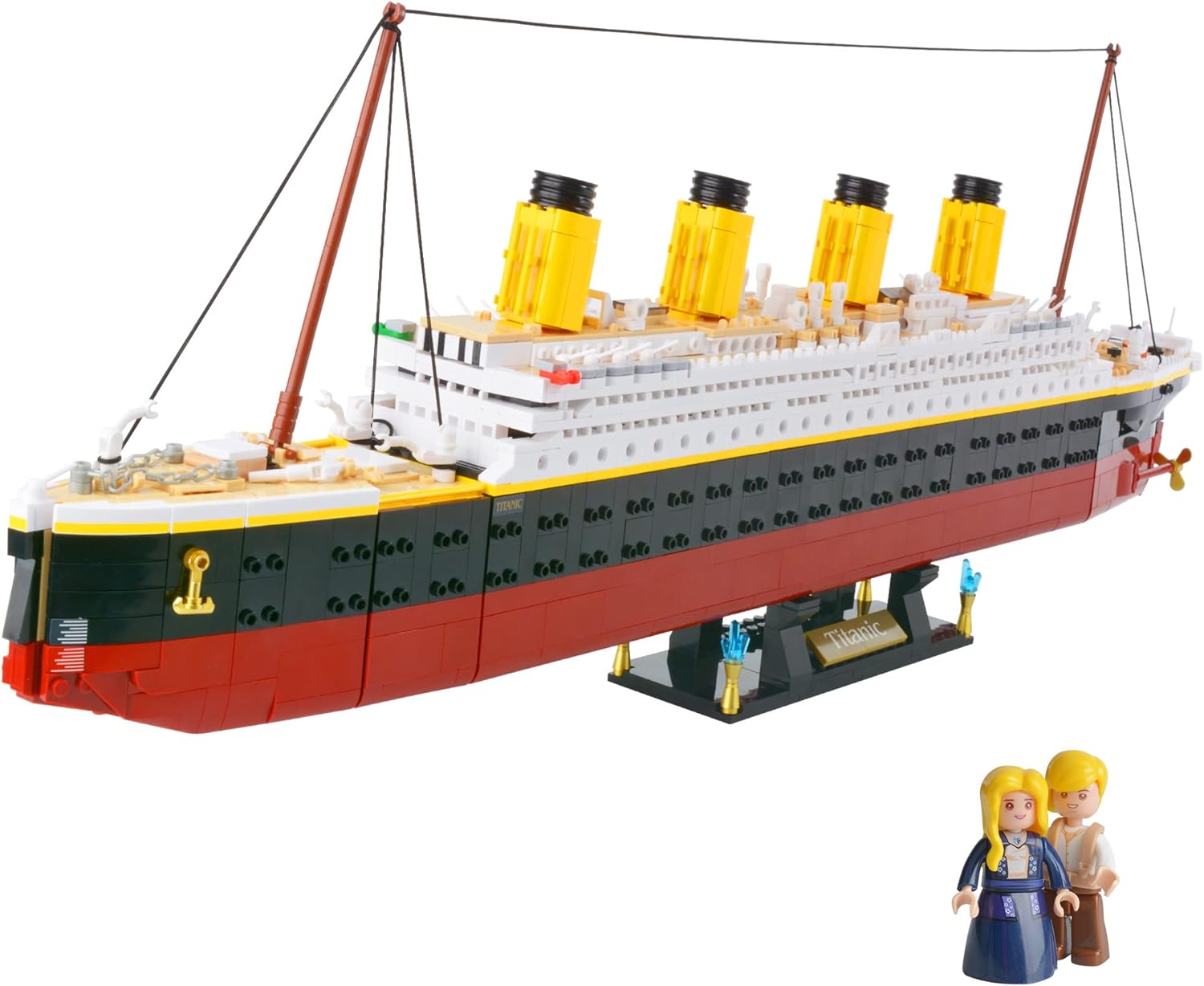 Titanic Ship Model Building Block Brick kit Set Toy for Kids & Adults, 2401 PCS Titanic Cruise Ship Compatible Educational Construction Age 6+
