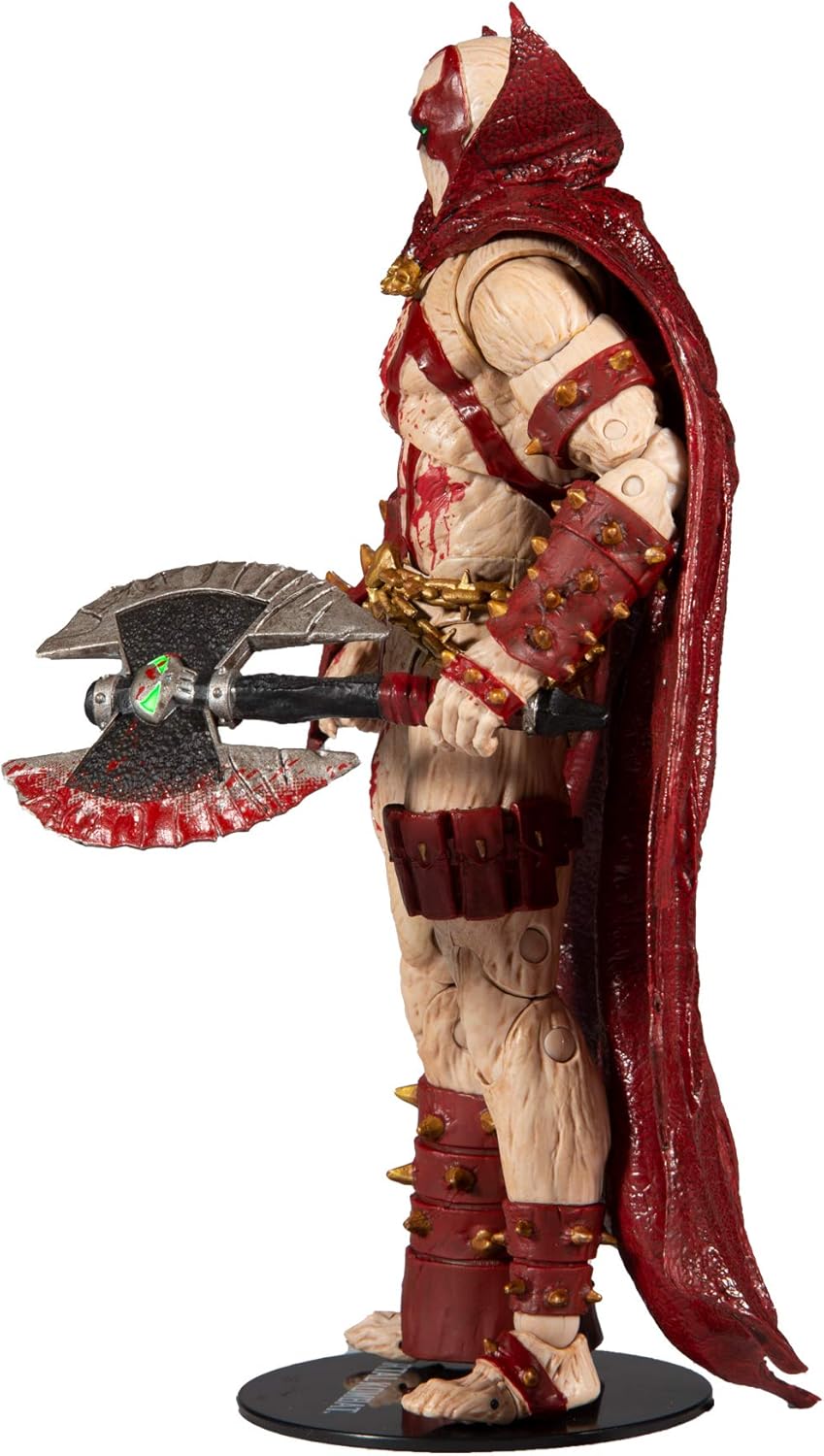 McFarlane Toys Mortal Kombat Spawn Blood Feud Hunter Skin 7” Action Figure, Multicolor