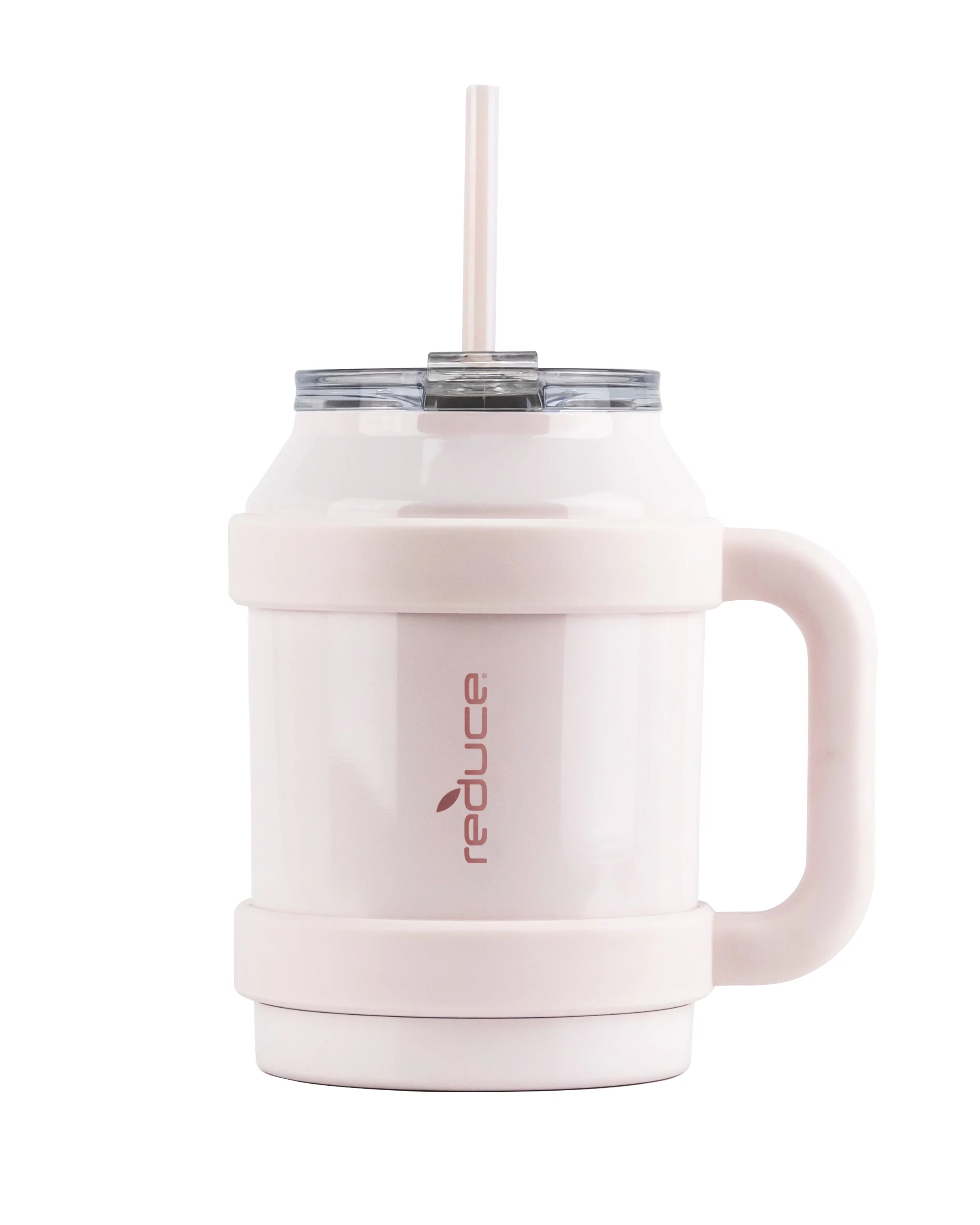 Reduce 50 oz Mug Tumbler, Stainless Steel with Handle – Keeps Drinks Cold up to 36 Hours – Sweat Proof, Dishwasher Safe, BPA Free – Pink Cotton, Opaque Gloss