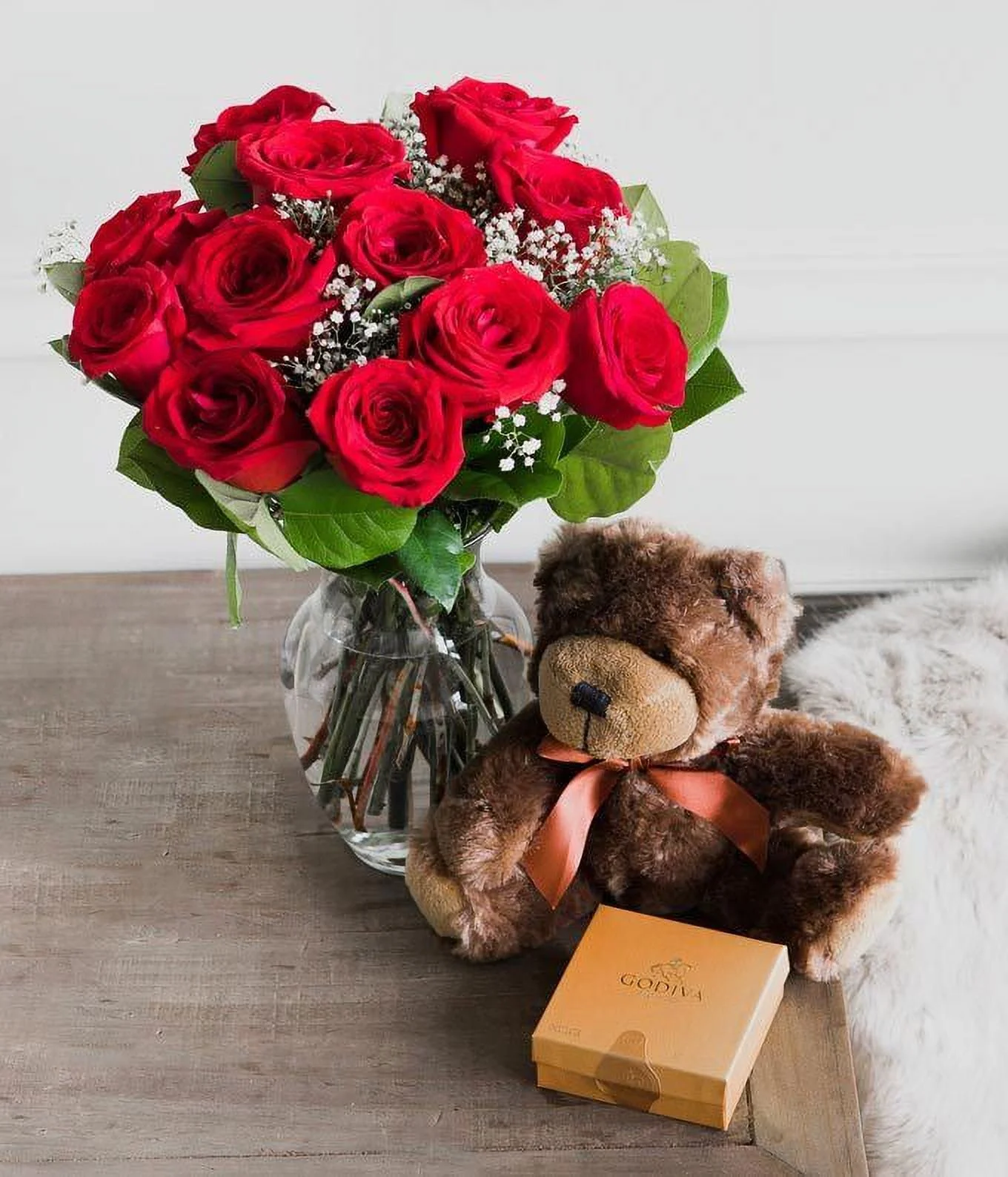 From You Flowers - One Dozen Long Stemmed Red Roses (Fresh Flowers)