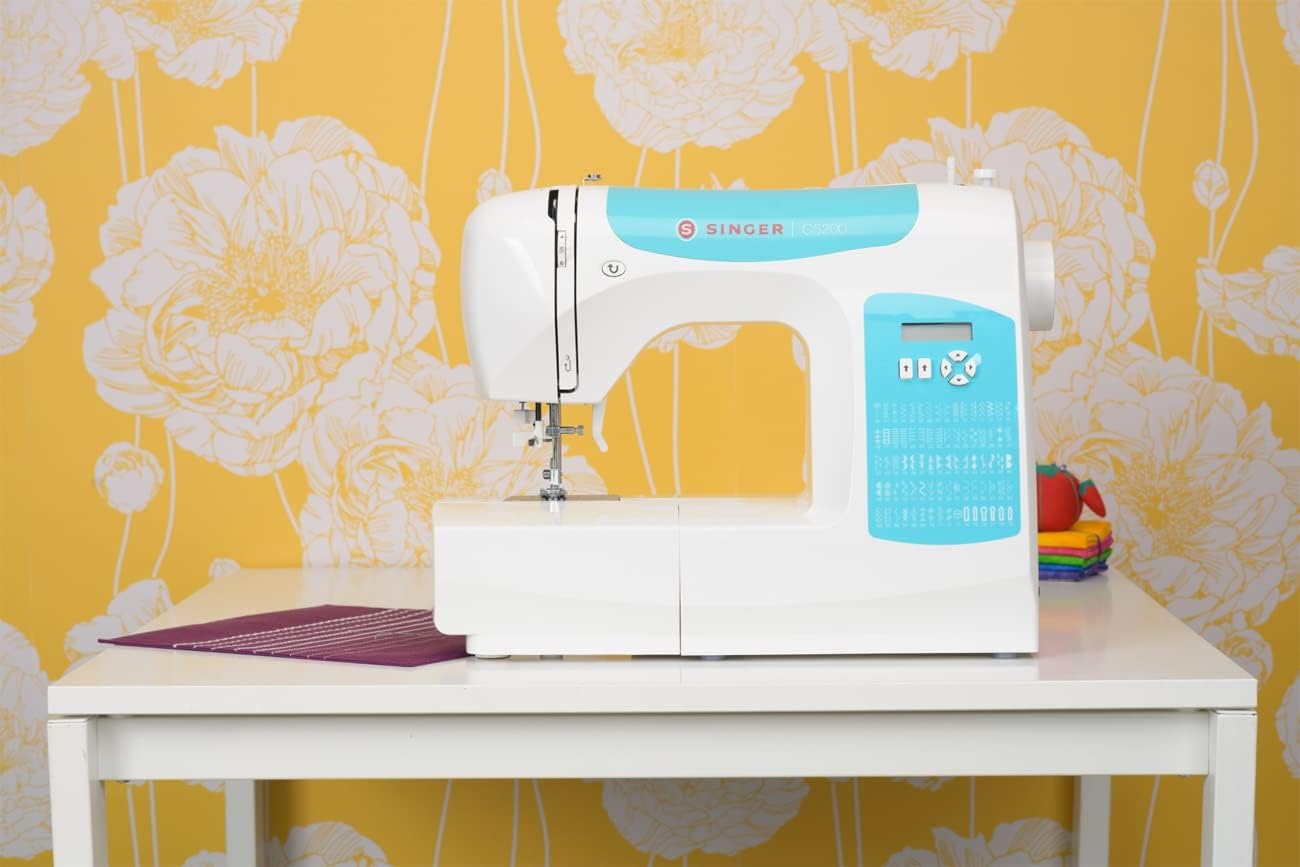 Singer | C5200 Computerized Sewing Machine with 80 Built-in Stitches, LCD Screen, & LED Lighting - Sewing Made Easy