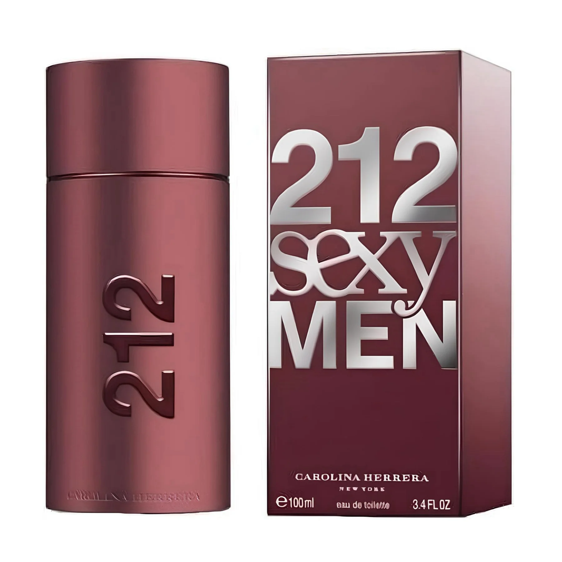 NEW sealed 212 Sexy Men Eau De Toilette Spray Car_olina'Her_rera EDT Spray Perfume 3.4 Oz