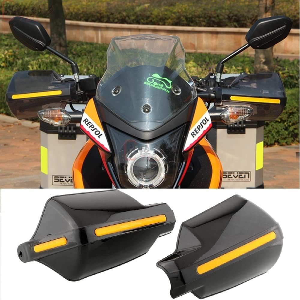 Motorcycle Hand Guard Handguard Shield Windproof Motorbike Motocross Universal Protector Modification Protective Gear Easy Installation Accessories Fit for 22mm Handlebar Motorcycle Models