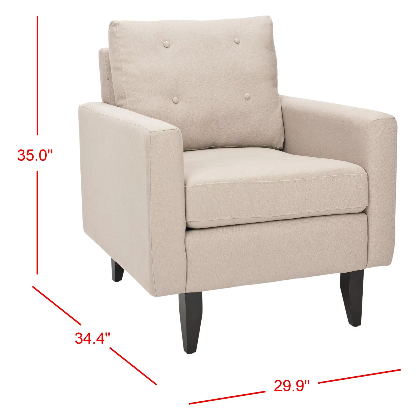 Safavieh Mid Century Modern Caleb Club Chair