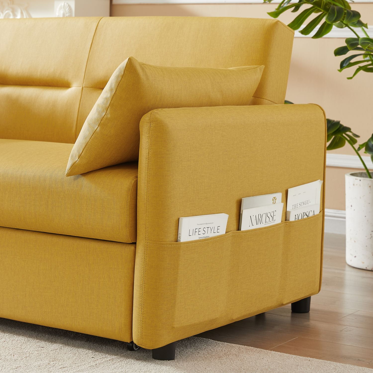 Leisure Loveseat Sofa with 2 Pillows, Perfect for Living Room, Comfy and Stylish