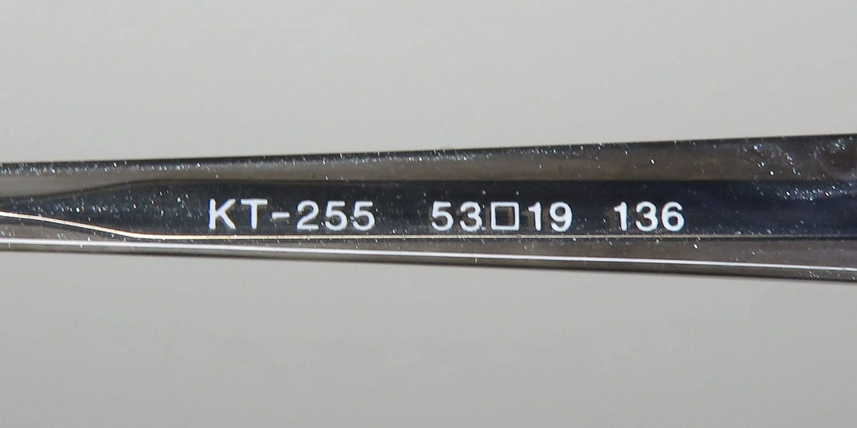 KIO YAMATO KT-255 TITANIUM HALF-RIM MADE IN JAPAN ELEGANT EYEGLASS FRAME/GLASSES