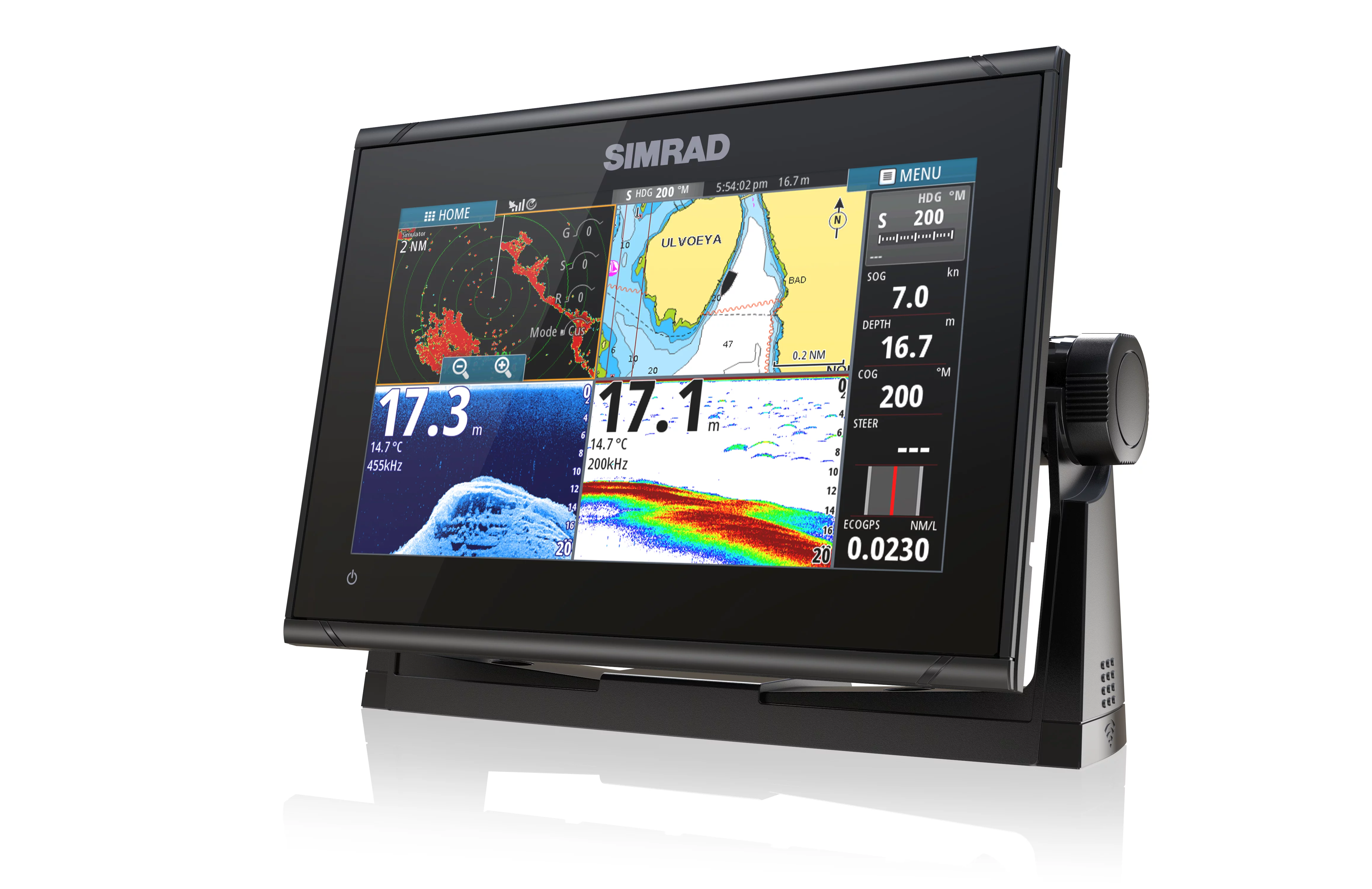 Simrad GO9 XSE with Active Imaging 3-in-1 Transducer + C-Map Discover, GPS Chart-Plotter