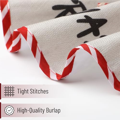 Mr. Pen- Christmas Tree Skirt 48 inches, Knitted Christmas Skirt Tree, Xmas Tree Skirt