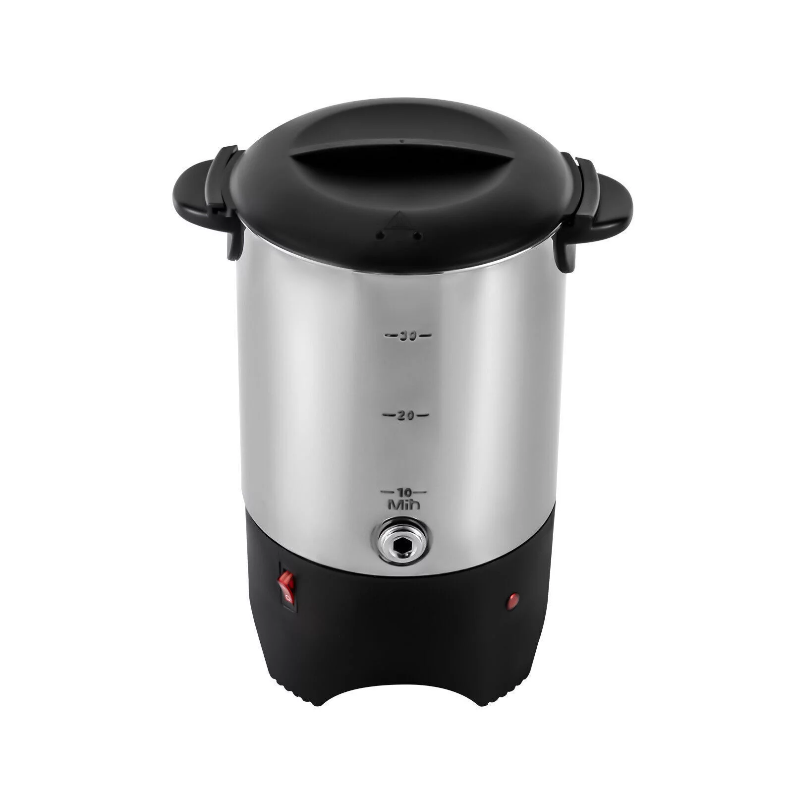 DENSET 1000W 110V Electric Coffee Urn 30 Cup (150 oz.) Hot Water Beverage Stainless Steel Coffee Maker Pot