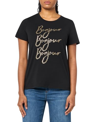 Karl Lagerfeld Paris Women's Bonjour Logo T-Shirt