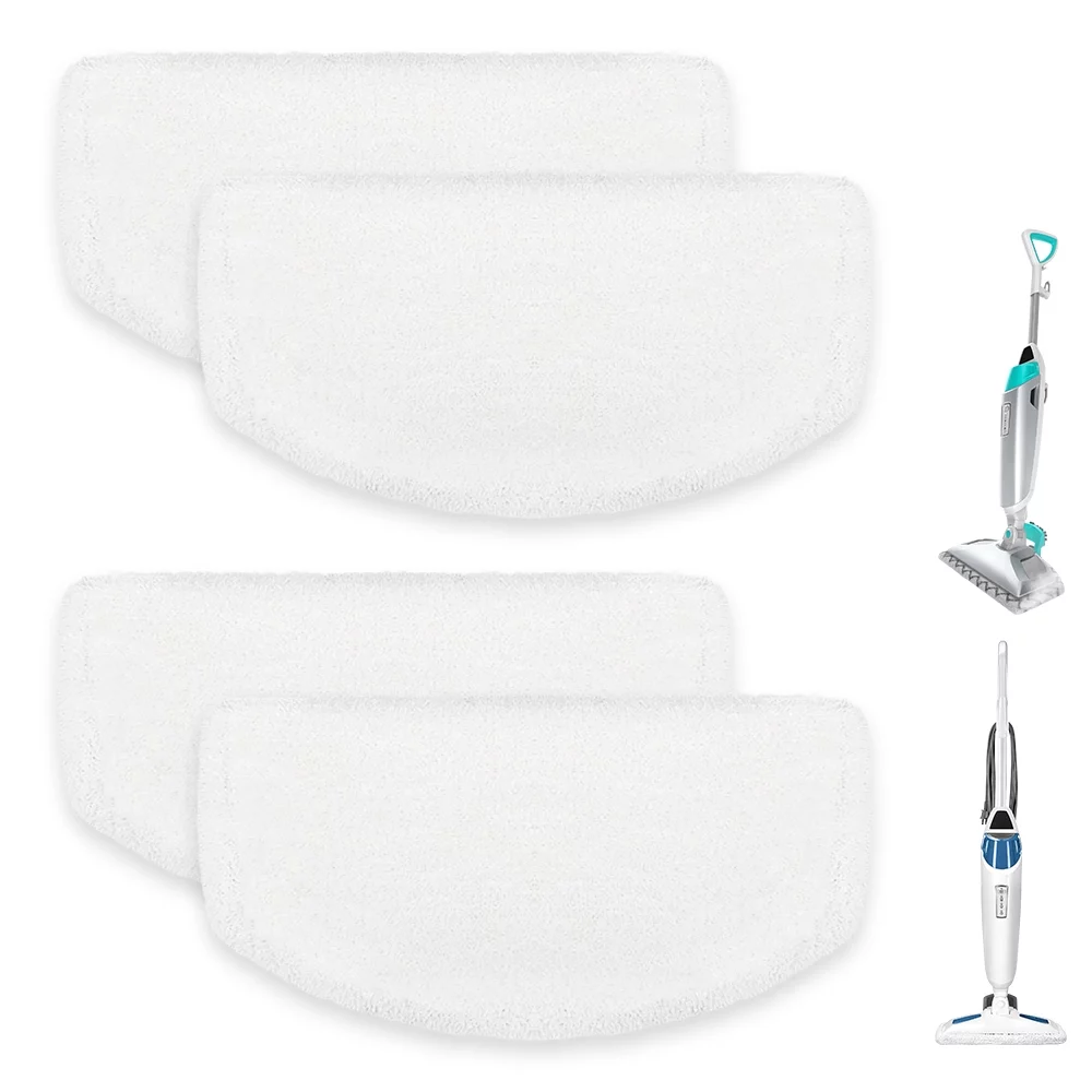 4 Pack Replacement Pads for Bissell Powerfresh Hard Floor Steam Cleaner 1940 1440 1806 Series Steam Mop Compare to Part # 5938 & 203-2633
