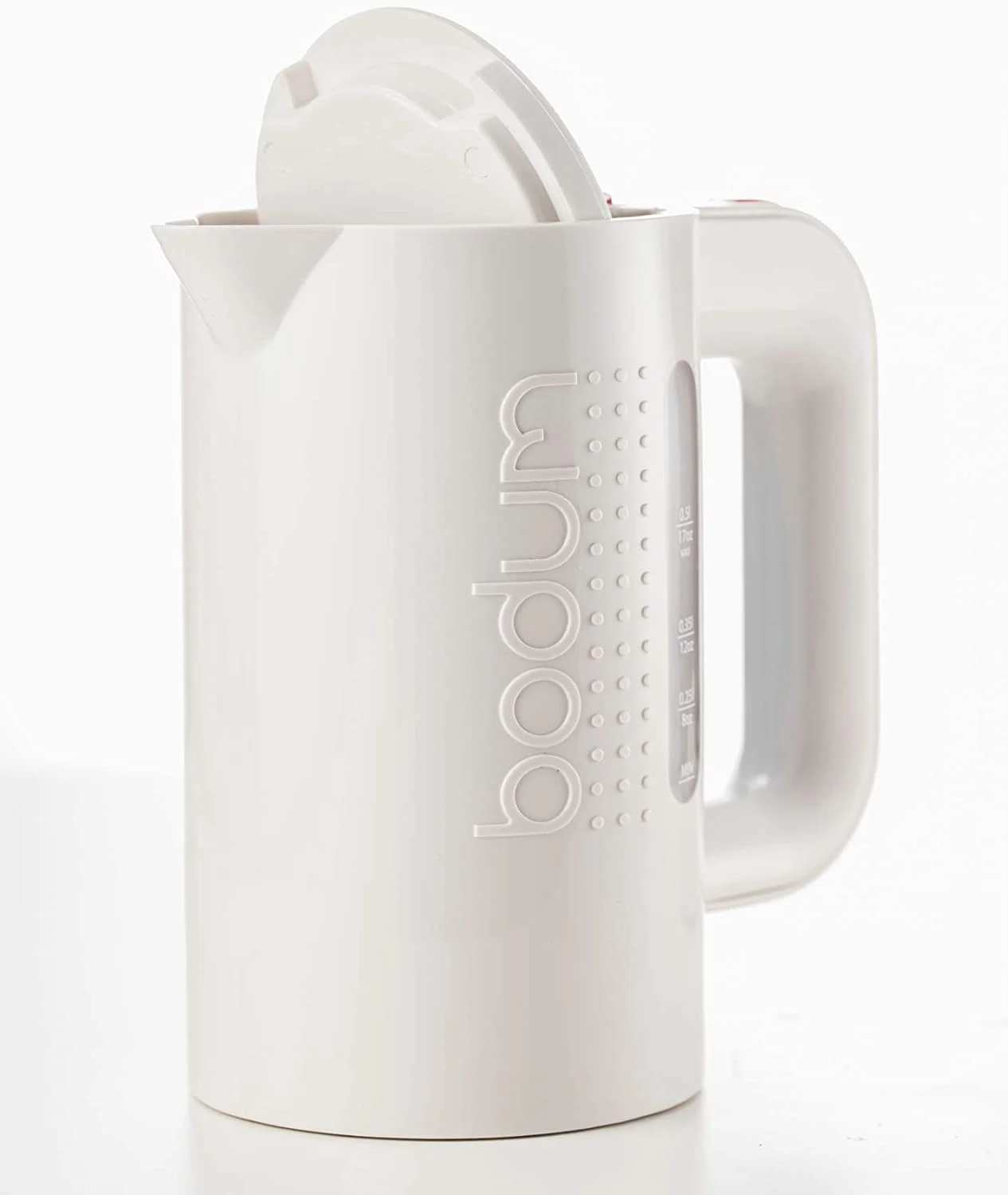 Bodum BISTRO Water Kettle, Electric Water Kettle, White, 17 Ounce