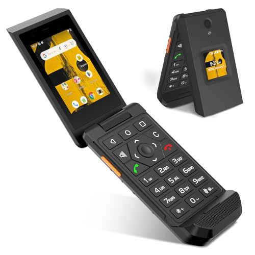 CAT S22 Smart Flip Phone Unlocked (16GB) 2.8 Touchscreen Rugged Cell Phone Android 11, IP68 Water Resistant, T-Mobile 4G LTE GSM Single Nano Slot,Compatible with T-Mobile (New)