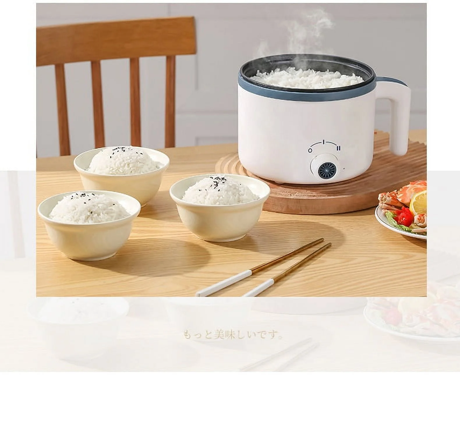 220V Electric Rice CookerDouble Layer Multi Cooker Non-Stick Hotpot Pan Home Appliances for The Kitchen Frying Pots 1-2 People