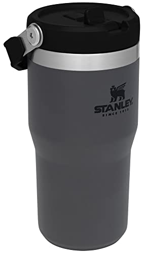 Stanley IceFlow Flip Straw Tumbler with Handle 30 oz | Twist On Lid and Flip Up Straw | Leak Resistant Water Bottle | Insulated Stainless Steel |BPA-Free | Lilac