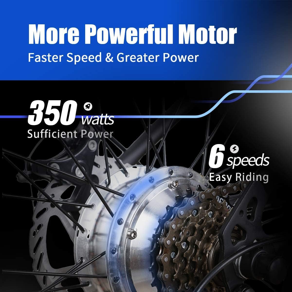 Cruiser Electric Bike Women&Men Brushless Gear Motor Ebike with Removable Waterproof Large Capacity Lithium Battery and Commuter E-Bike