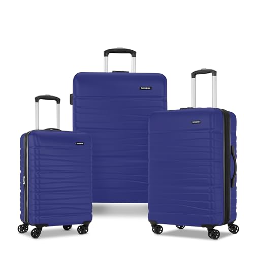 Samsonite Evolve SE Hardside Expandable Luggage with Double Spinner Wheels, Bass Black, Carry-on