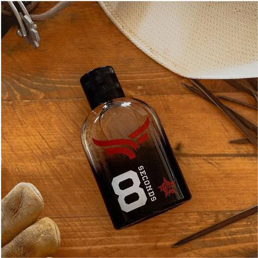 Tru Western PBR 8 Seconds Men's Cologne, 3.4 fl oz (100 ml) - Bold, Fresh, Magnetic