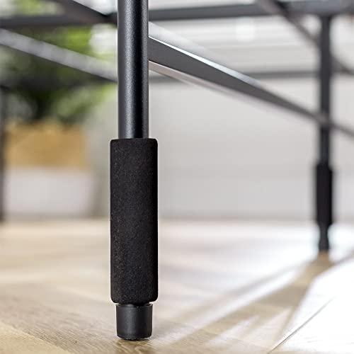 ZINUS Rumi 14in Full Metal Bed Frame, Quick Assembly SmartBase® Mattress Foundation, Heavy Duty Sturdy Steel with No Box Spring Needed, Eco-Friendly Packaging, Black