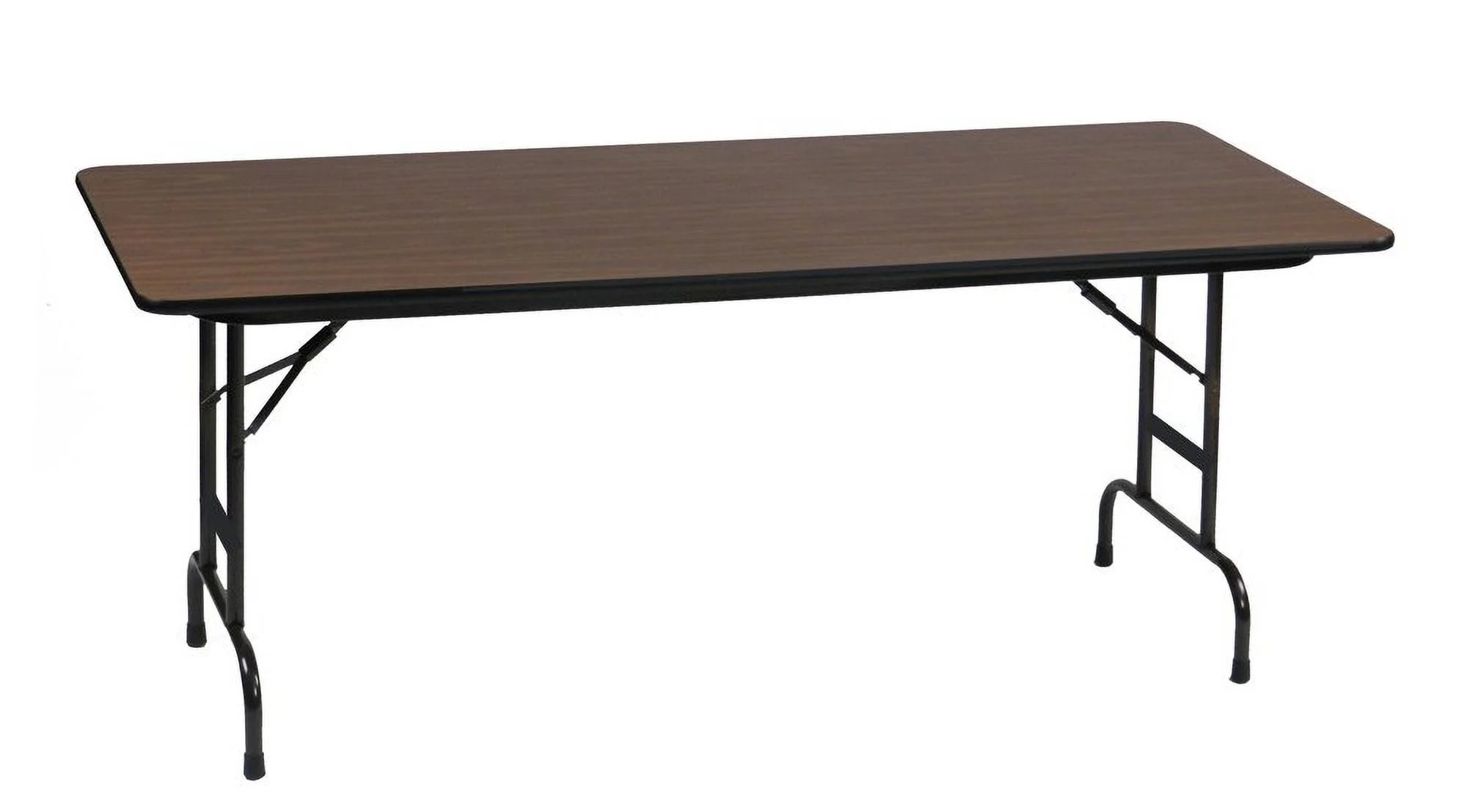 CFA24M 01 Melamine Adjustable Height Top Folding Table, Rectangular, 24