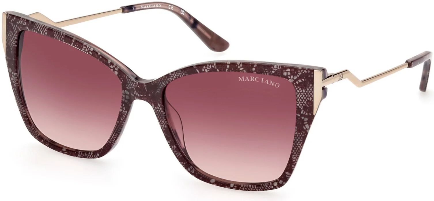 Sunglasses Guess By Marciano GM 0833 71T Bordeaux/Havana / Shiny Pale Gold