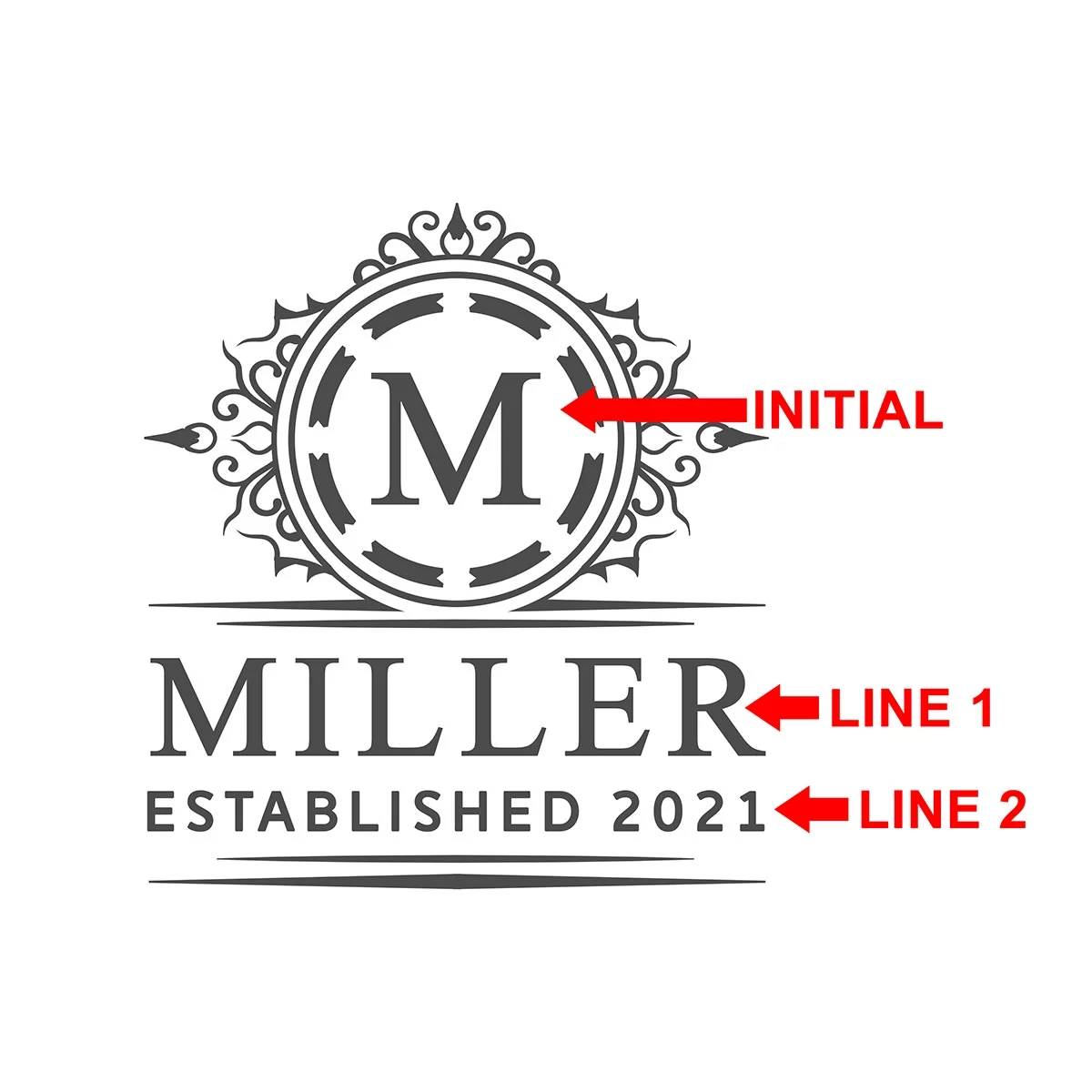 Hamilton Personalized Pint Glass