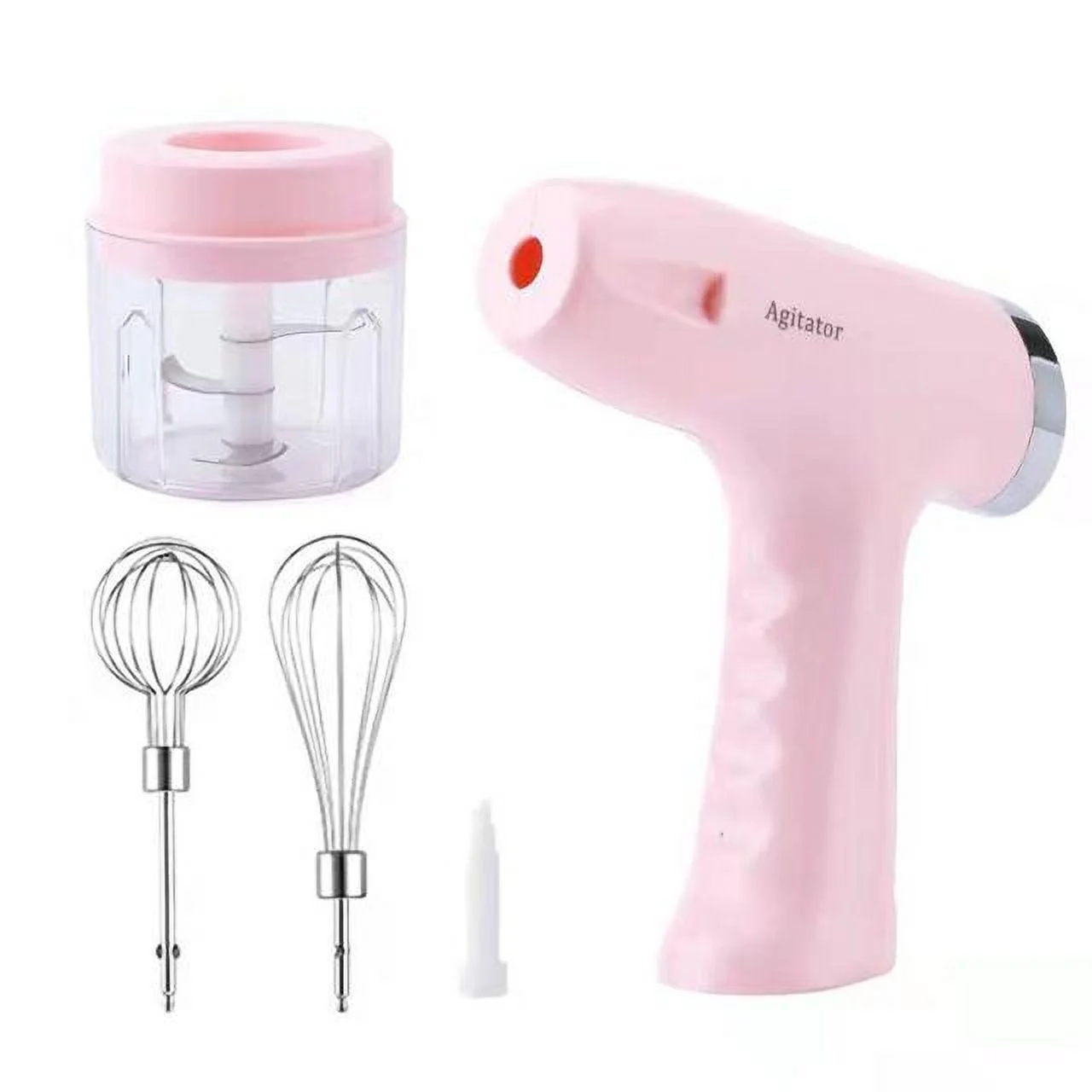 Hand Held 3 in 1 USB Electric Egg Beater Automatic Food Blender Garlic Meat Grinder Egg Mixer