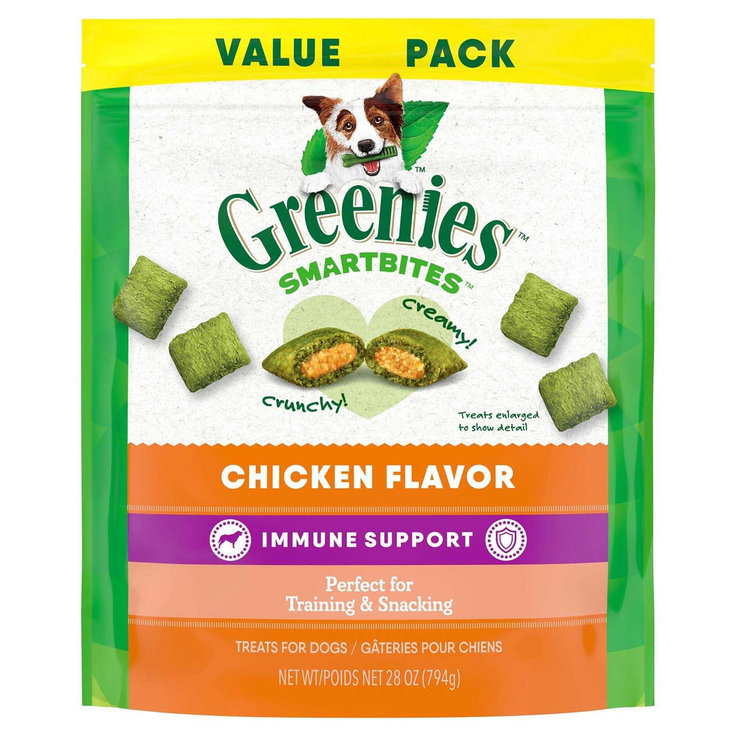 Greenies Immune Support Crunchy & Soft Dog Treats Chicken - Pet Supplies online store