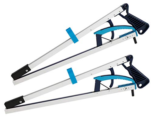Grabber Reacher Tool 32 Inch Pick Up Stick - Strong Grip - Magnetic Tip - Claw Trash Picker Grabbers for Elderly Grab it Reaching Tool Grippers - Durable and Lightweight - Dressing Stick, 1-Pack