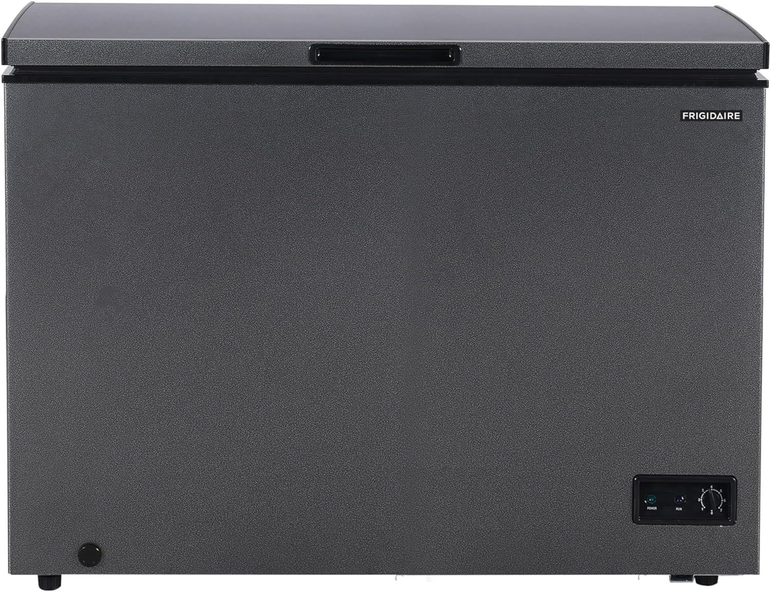 Frigidaire EFRF10136COM Chest Deep Freezer, 10 Cu. Ft. Capacity, Granita Rugged Design-Adjustable Thermostat-Removable Vinyl Coated Wire Basket-Easy Defrost Drain