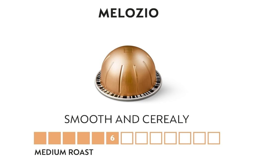 Melozio 10 Capsules Pods, 10 Count (Pack of 1), Capsules coffee with NEEJOO stir stick