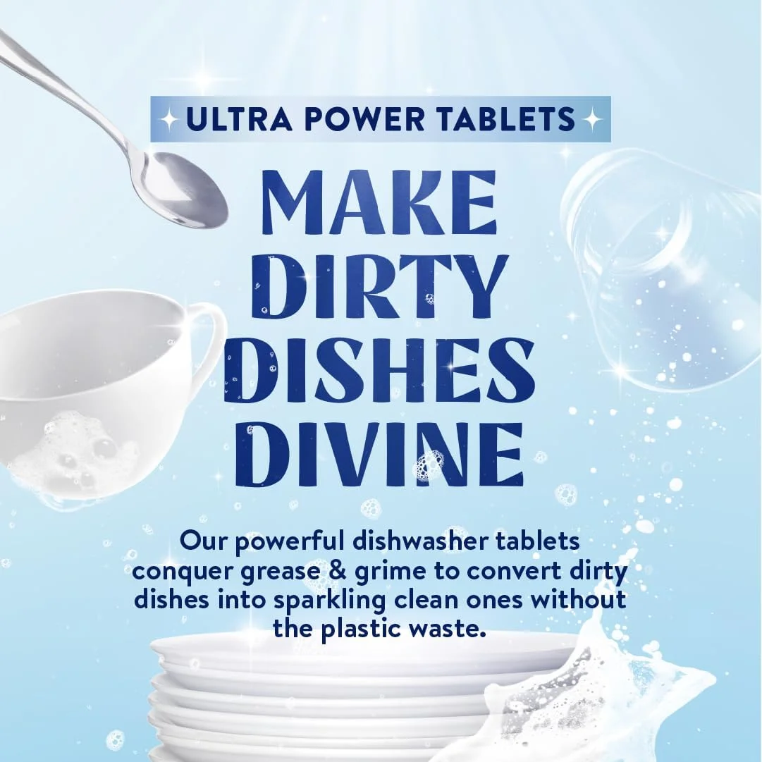 Cleancult Dishwasher Pods, Nature-Inspired Ingredients, Lemon Verbena, 32 Count