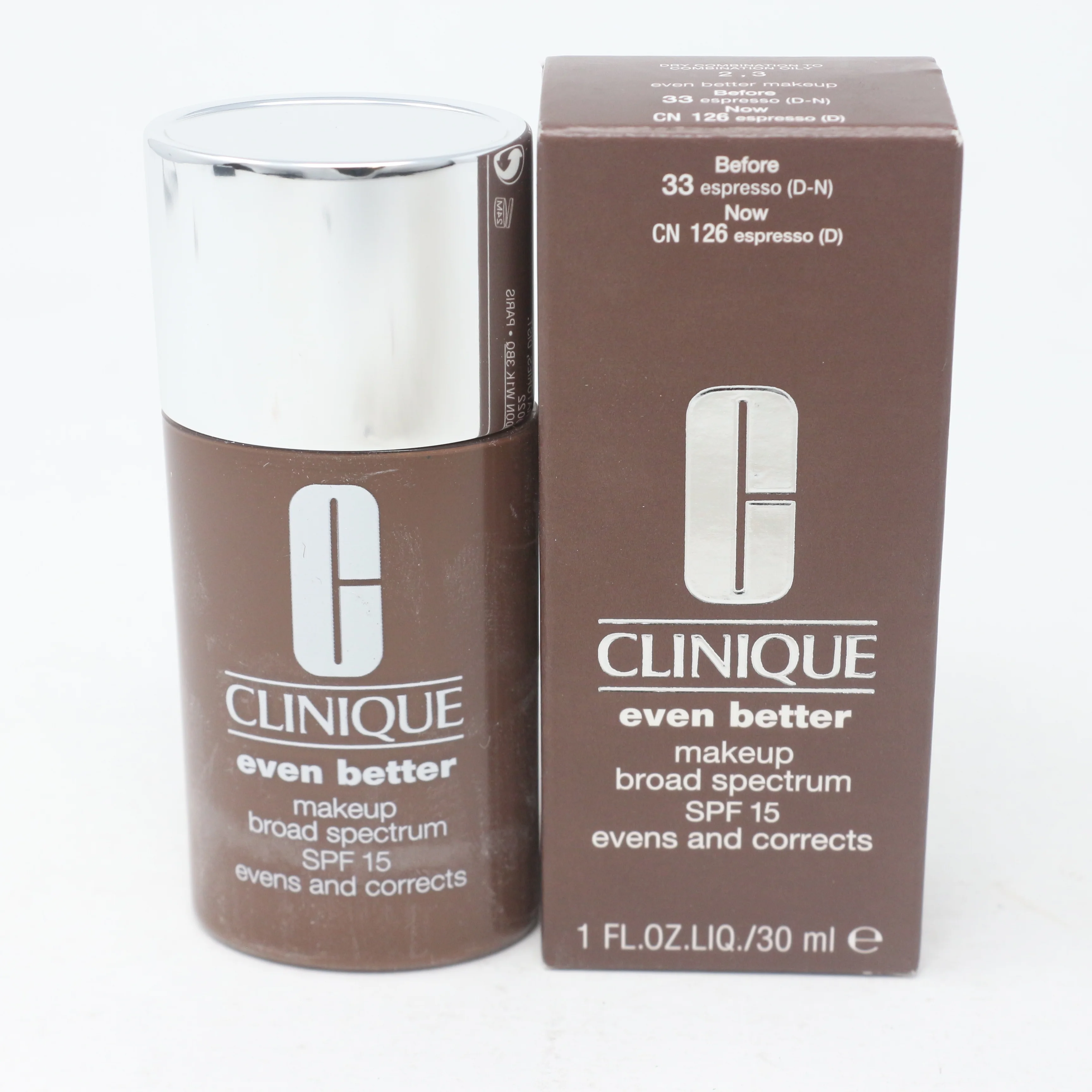 Clinique Even Better Makeup SPF 15, [30} Toffee 1 oz