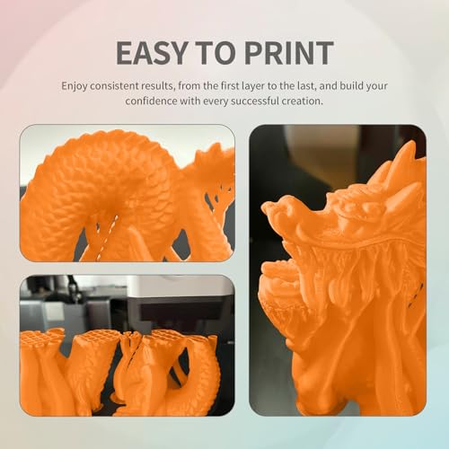 OVERTURE PLA Filament 1.75mm PLA 3D Printer Filament, 2kg Cardboard Spool (4.4lbs), Dimensional Accuracy +/- 0.02mm, Fit Most FDM Printer (Black 2-Pack)