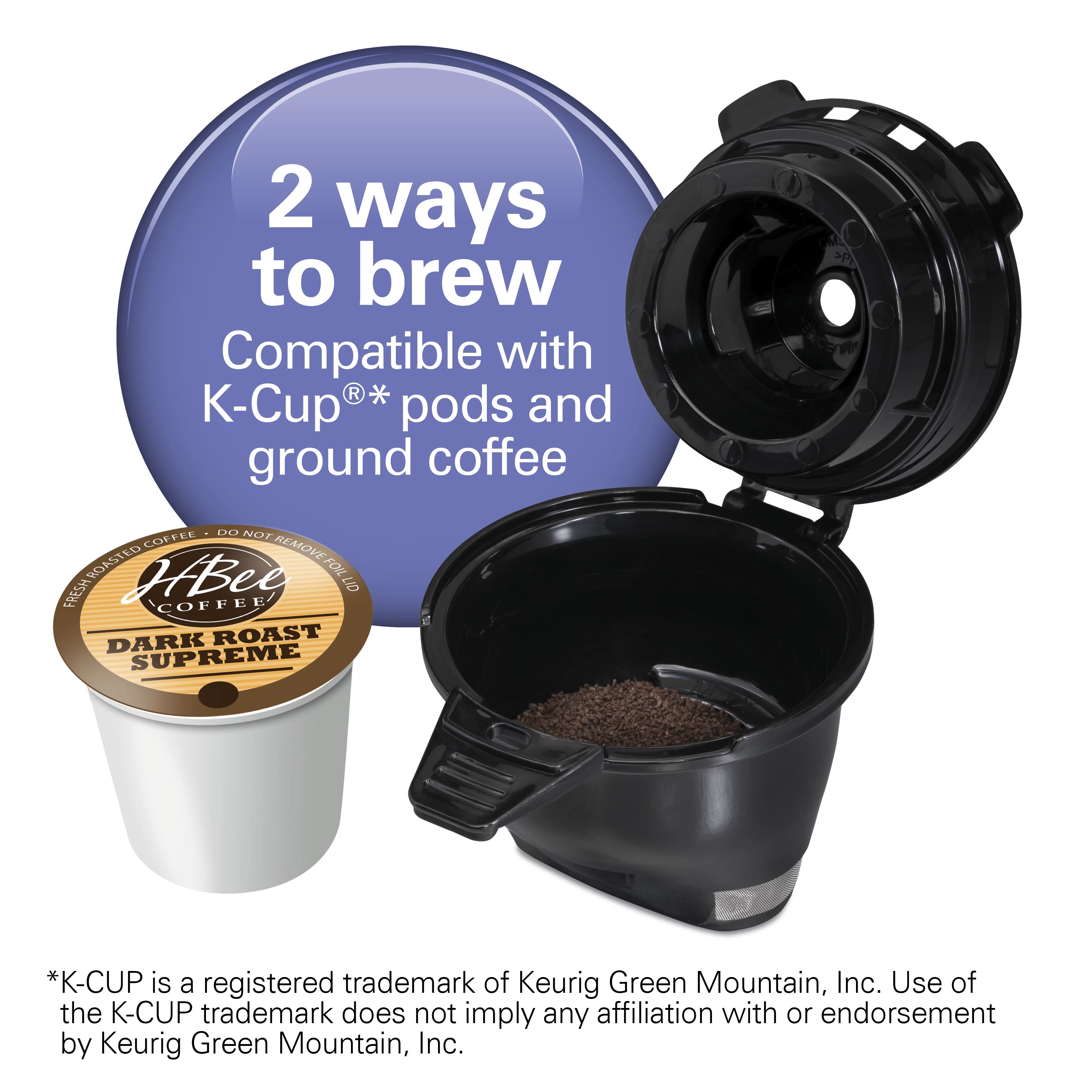 Hamilton Beach FlexBrew Dual Coffee Maker, Touch-Sensitive Controls, Stainless Steel Trim, 49918