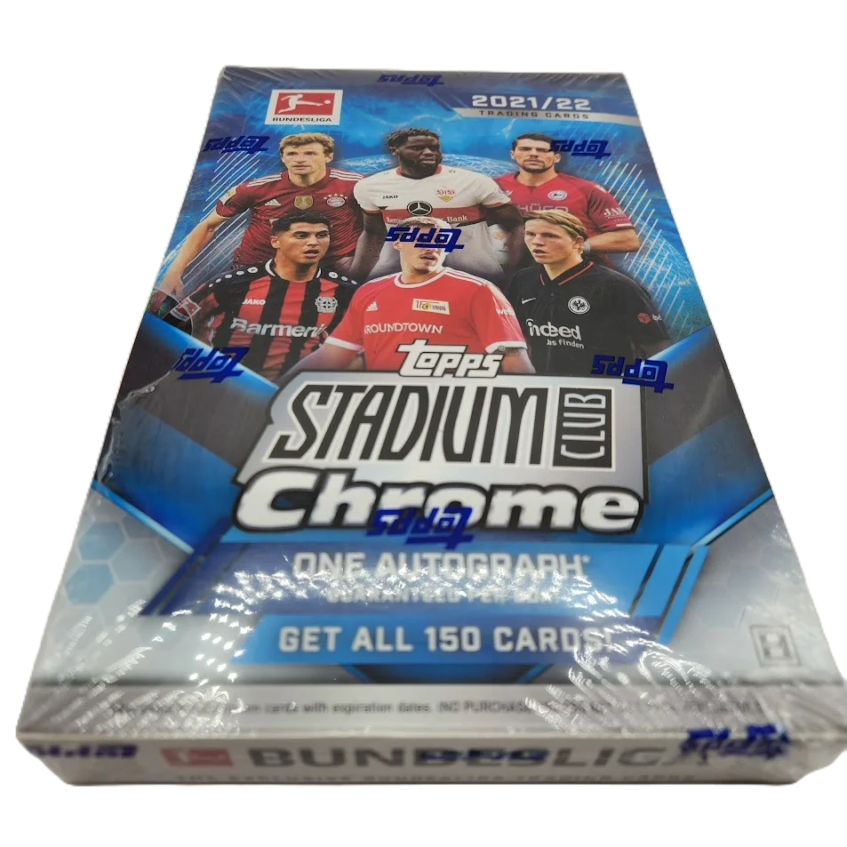 2021-22 Topps Bundesliga Stadium Club Chrome Soccer Hobby Box