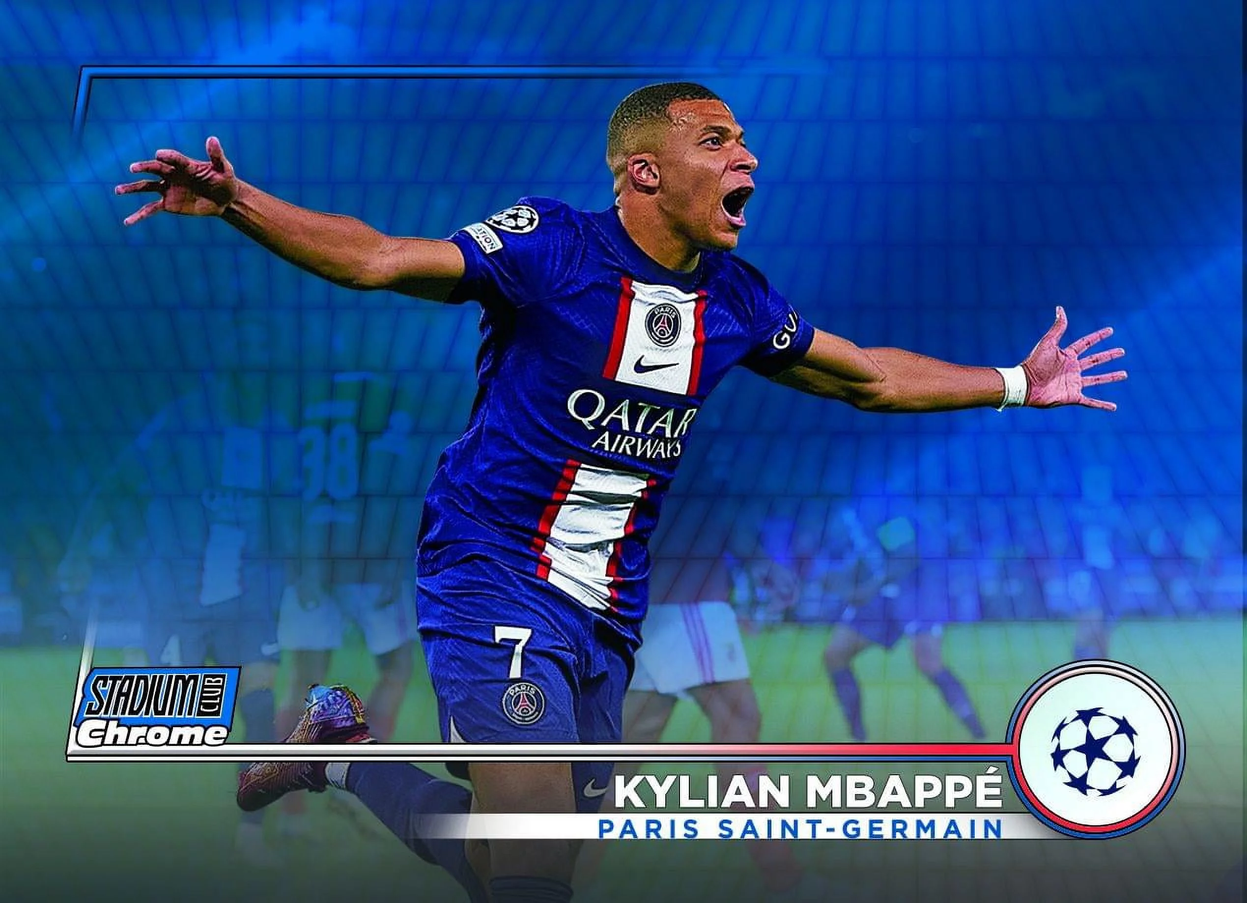 UEFA Club Competitions 2022/23 Topps Chrome Giant Box | 10 Packs Per Box