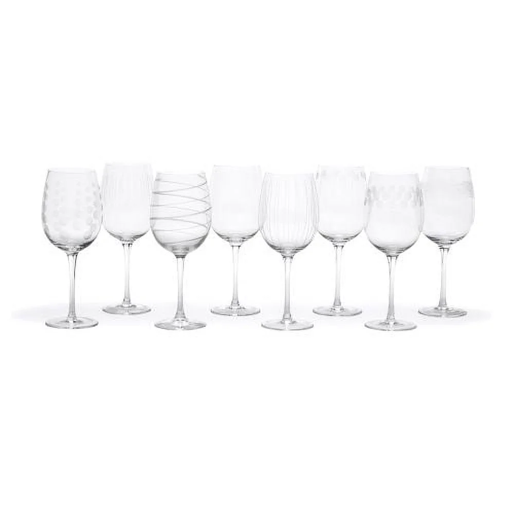 Mikasa Cheers White Wine Glasses, Set Of 8