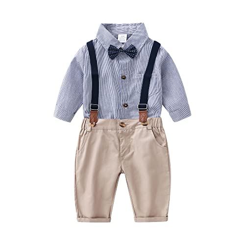 Boarnseorl Baby Boys Long Sleeve Gentleman Outfits Set