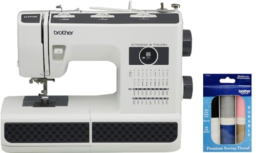 Brother ST371HD Sewing Machine, Strong & Tough, 37 Built-in Stitches, Free Arm Option, 6 Included Feet